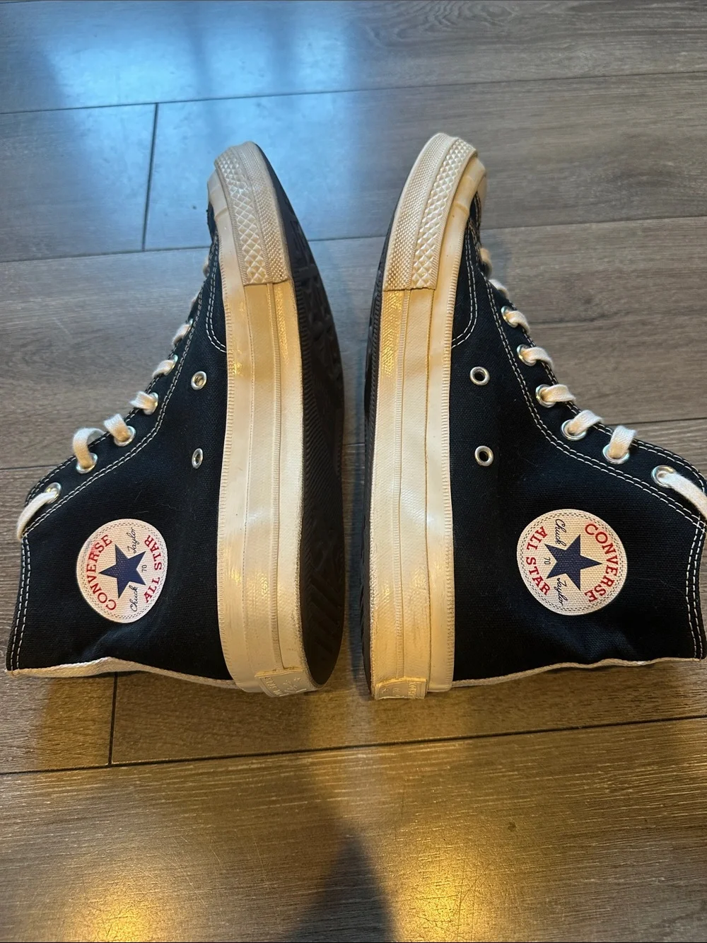 Converse Chuck Taylor All-Star 70 Hi Comme des Garcons Black Play - Picture 7 of 13
